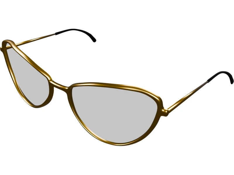 cat-eye glasses